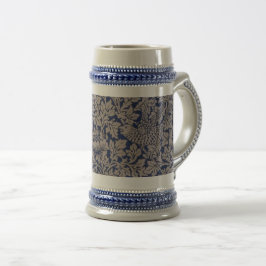 William Morris Vintage Florales Vogel und Anemone Bierglas