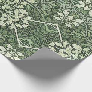 William Morris Vintage Foliage Shades of Green Geschenkpapier