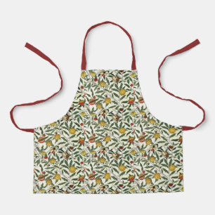 William Morris Vintage-Frucht Gelb Rot Grün Schürze