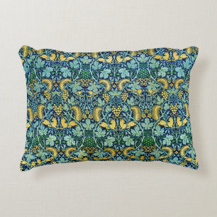 William Morris Vintage Gold Grün Blau Dekokissen