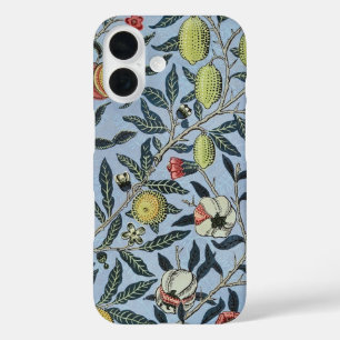William Morris Vintage Granatapfel Fruchtmuster iPhone 16 Hülle