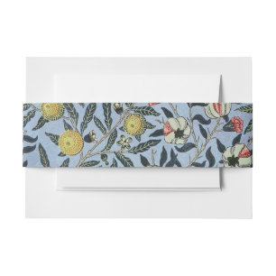 William Morris Vintage Granatapfel Fruchtmuster Einladungsbanderole