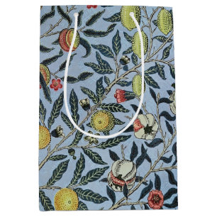 William Morris Vintage Granatapfel Fruchtmuster Mittlere Geschenktüte
