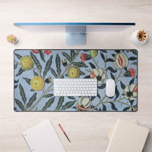 William Morris Vintage Granatapfel Fruchtmuster Schreibtischunterlage