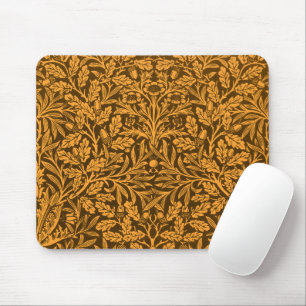 William Morris Vintage Herbst Gold Eichenmuster Mousepad
