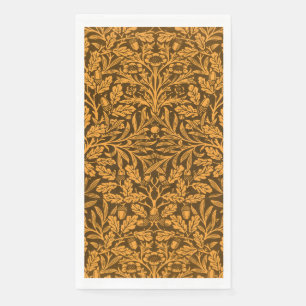 William Morris Vintage Herbst Gold Eichenmuster Serviette