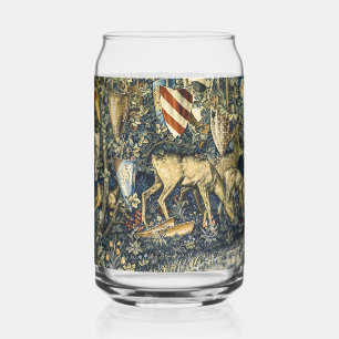 William Morris Vintage-Hirsch- und Schild-Tapeten- Dosenglas