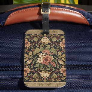 William Morris Vintage-Honeysuckle-Blumenmuster Gepäckanhänger