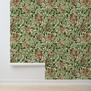 William Morris Vintage-Honeysuckle-Muster Tapete