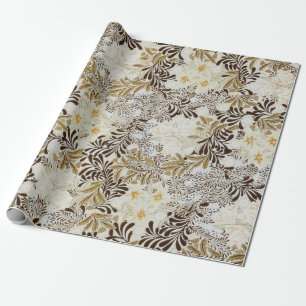 William Morris Vintage Hyazinthe Blumenmuster Art Geschenkpapier