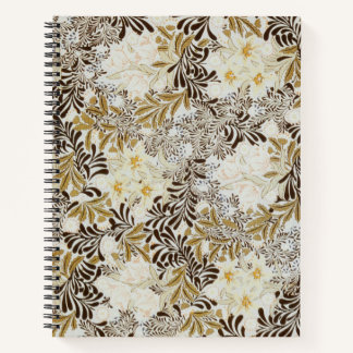 William Morris Vintage Hyazinthe Blumenmuster Art Notizbuch