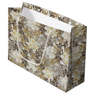 William Morris Vintage Hyazinthen Blumenmuster Art Große Geschenktüte
