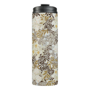 William Morris Vintage Hyazinthen Blumenmuster Art Thermosbecher