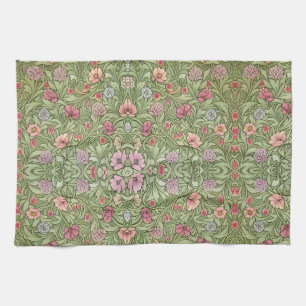William Morris Vintage inspiriertes Blumenmuster Geschirrtuch
