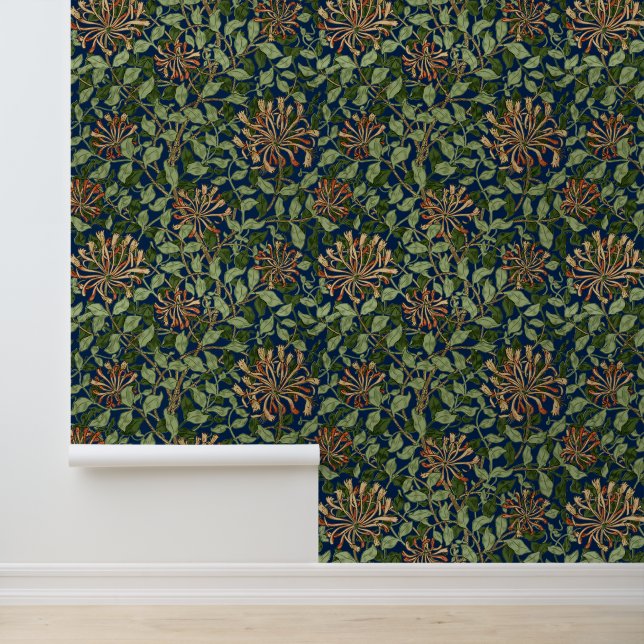 William Morris Vintage-Jasminmuster Tapete (Anwendung)