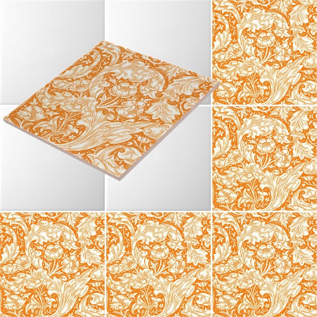 William Morris Vintage Knopfduster-Muster Fliese (Von Creator hochgeladen)