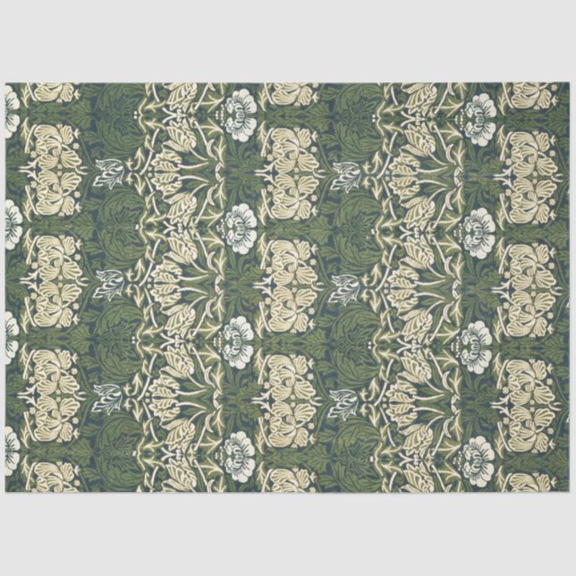 William Morris Vintage Kunst und Rose Seidenpapier (Vorderseite)