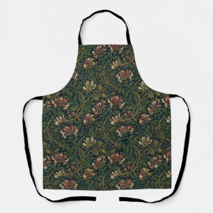 William Morris vintage Muster mit Geißblatt-Blumen Schürze