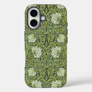 William Morris Vintage Pimpernel Blumenmuster iPhone 16 Hülle