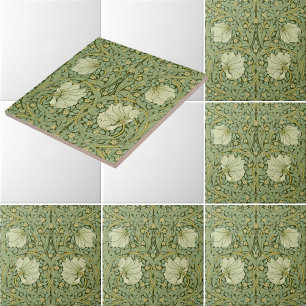 William Morris Vintage Pimpernel Blumenmuster Fliese