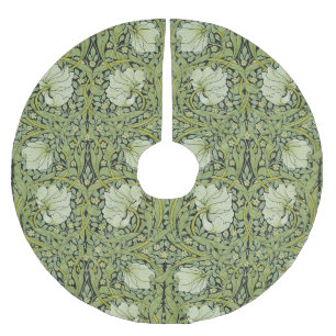 William Morris Vintage Pimpernel Blumenmuster Polyester Weihnachtsbaumdecke