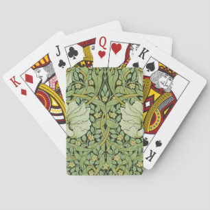 William Morris Vintage Pimpernel Blumenmuster Spielkarten
