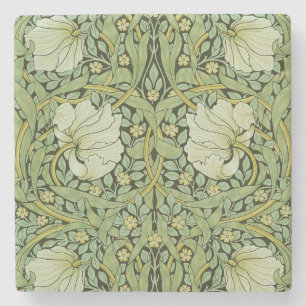 William Morris Vintage Pimpernel Blumenmuster Steinuntersetzer