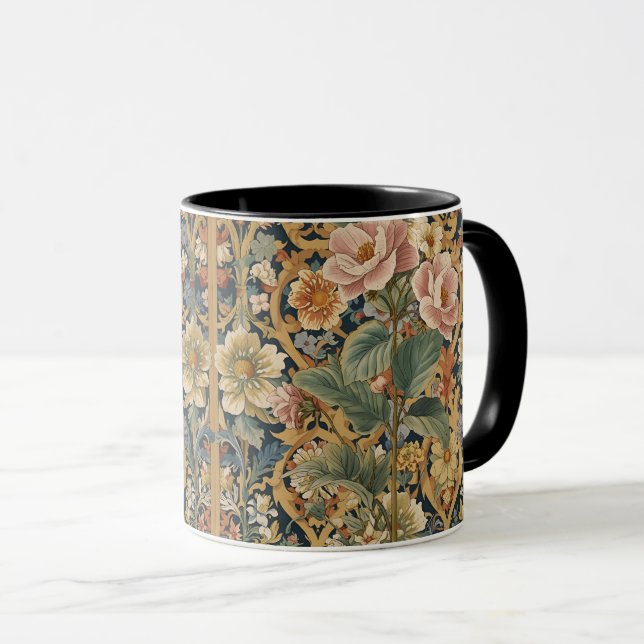 William Morris vintage Pimpernel Präraffaelit  Tasse (VorderseiteRechts)