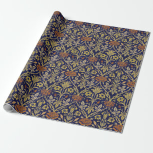 William Morris Vintage-Rosen- und Lilien-Blumenmus Geschenkpapier