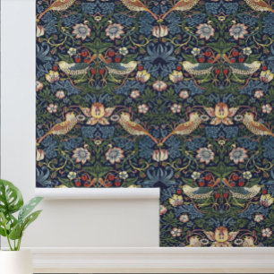 William Morris Vintage Strawberry Thief Muster Tapete
