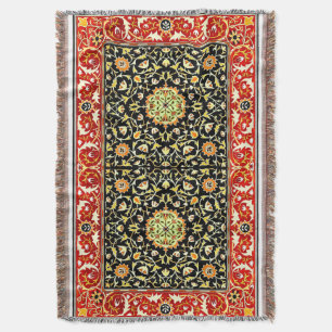 William Morris Vintage-Teppich mit Blumendesign Decke