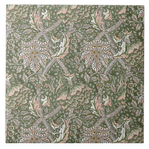 William Morris Vintage Windrush Blumen Foliage  Fliese