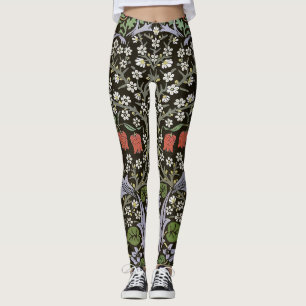William Morris - Vintages Blackthorn-Muster Leggings