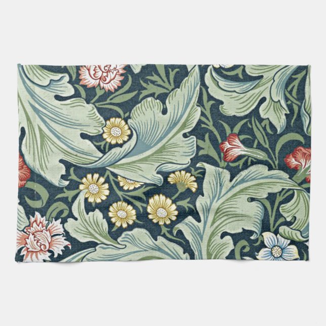 William Morris - Vintages Blumendesign in Leiceste Handtuch (Horizontal)