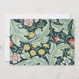 William Morris - Vintages Blumendesign in Leiceste Karte