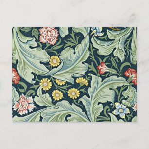 William Morris - Vintages Blumendesign in Leiceste Postkarte