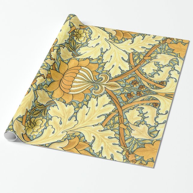 William Morris Vintages Blumenmuster Geschenkpapier (Ungerollt)