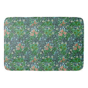 William Morris Vintages Blumenmuster Pink Green Badematte