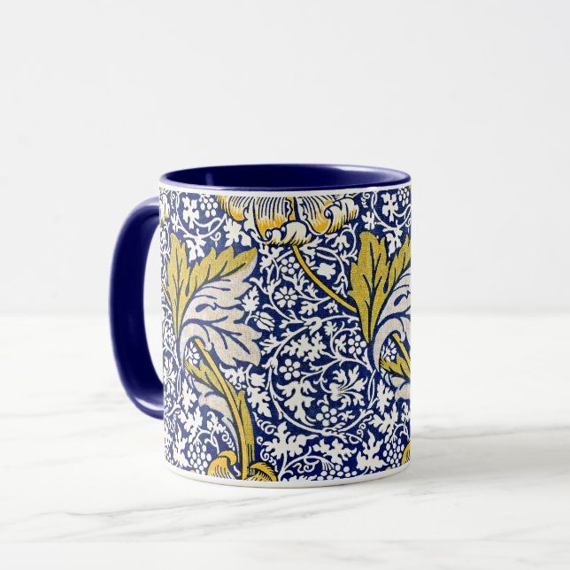 William Morris Vintages Blumenmuster Tasse (Vorderseite Links)