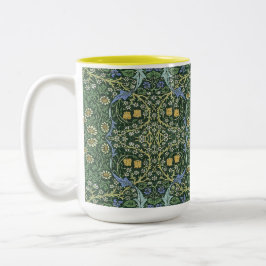 William Morris Vintages Design Zweifarbige Tasse