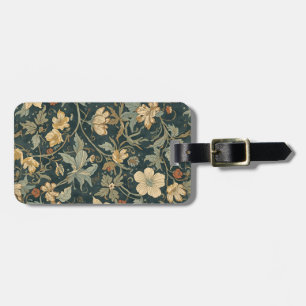 William Morris Vintages florales Jugendstil-Muster Gepäckanhänger