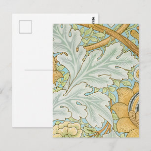 William Morris - Vintages Foliage- und Blumenmuste Postkarte