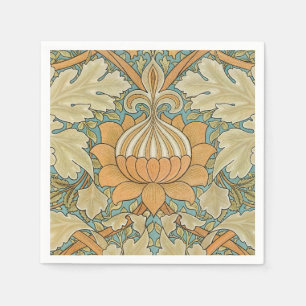 William Morris - Vintages Foliage- und Blumenmuste Serviette
