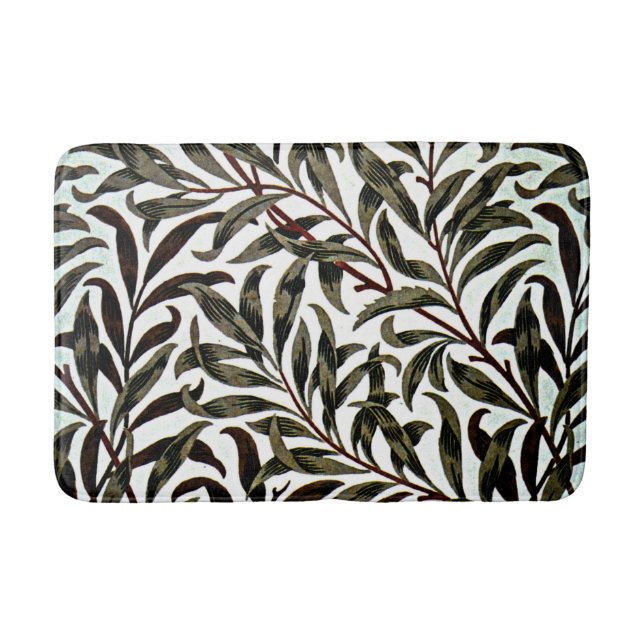 William Morris Vintages Muster - Willow Bough Badematte (Vorderseite)