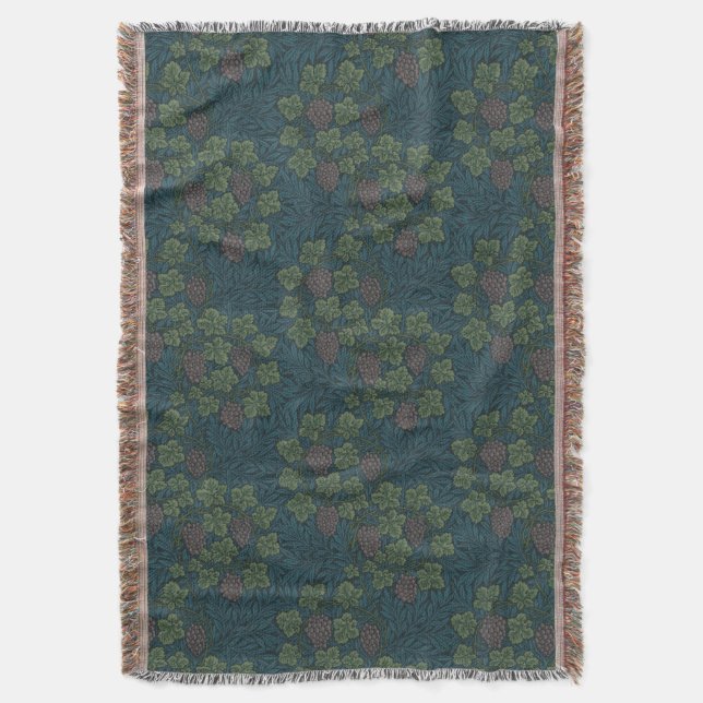 William Morris Vintages Traubenmuster Decke (Vorderseite Vertikal)