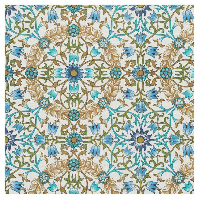 William Morris Vintages Weinkeller Muster Stoff (Nahaufnahme)