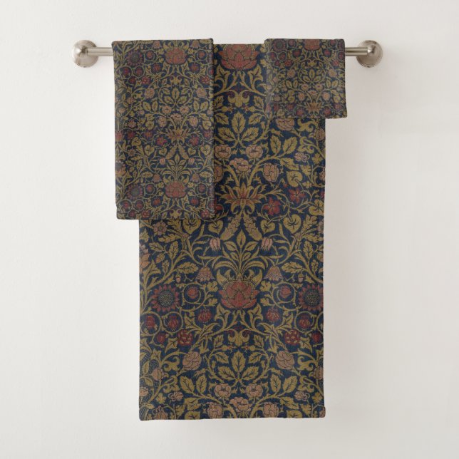 William Morris: Violet & Columbine Towel Set (Insitu)