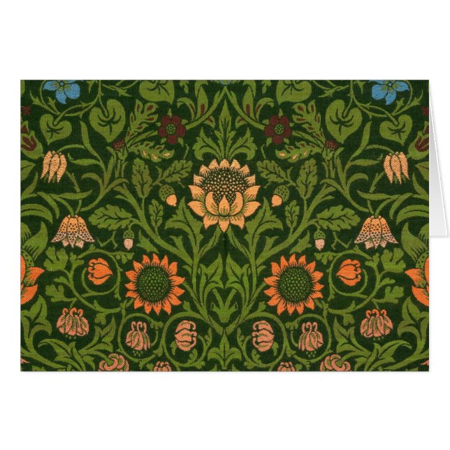 William Morris Violet und Columbine Art Rug (Vorderseite (Horizontal))