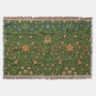 William Morris Violet und Columbine Art Rug Decke