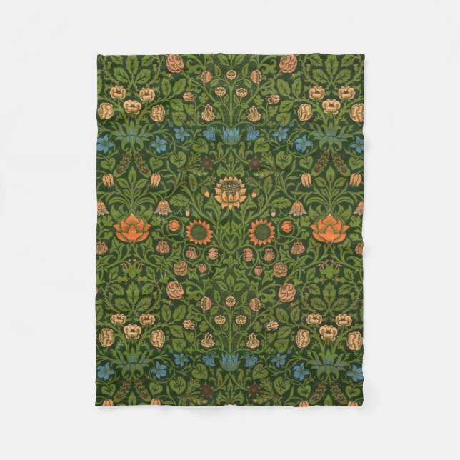 William Morris Violet und Columbine Art Rug Fleecedecke (Vorderseite)